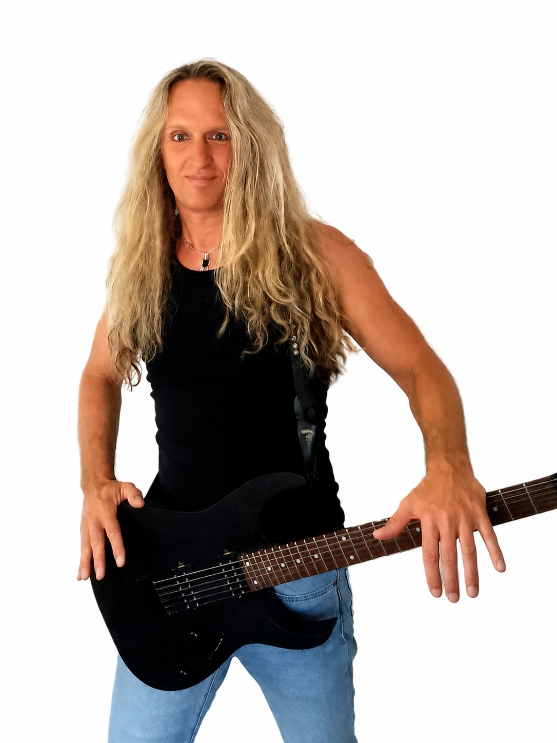Julian Angel photo with guitar